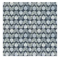 Daamè Set di 25 piastrelle quadrate blu #2