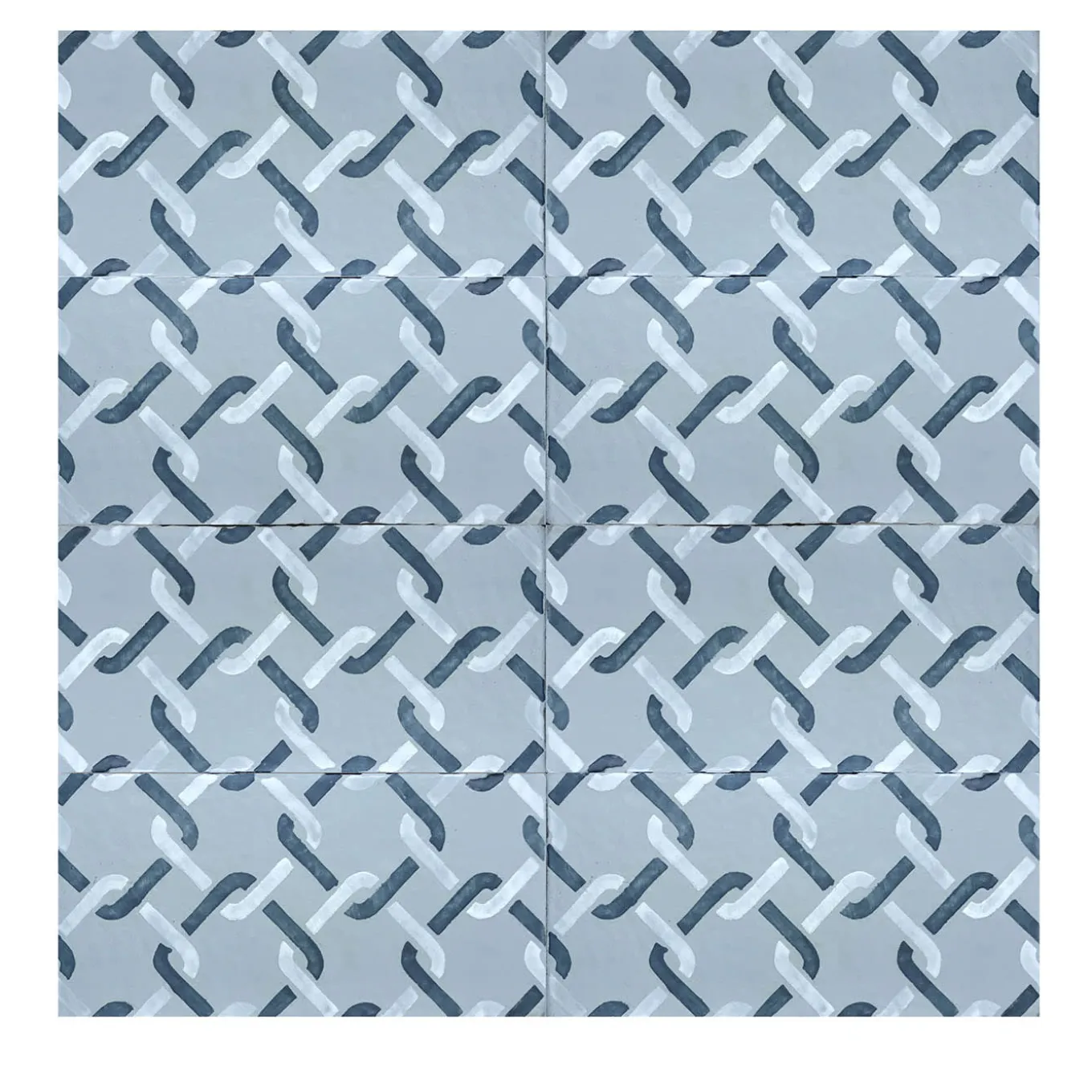 Daamè Set di 50 piastrelle rettangolari azzurre #1