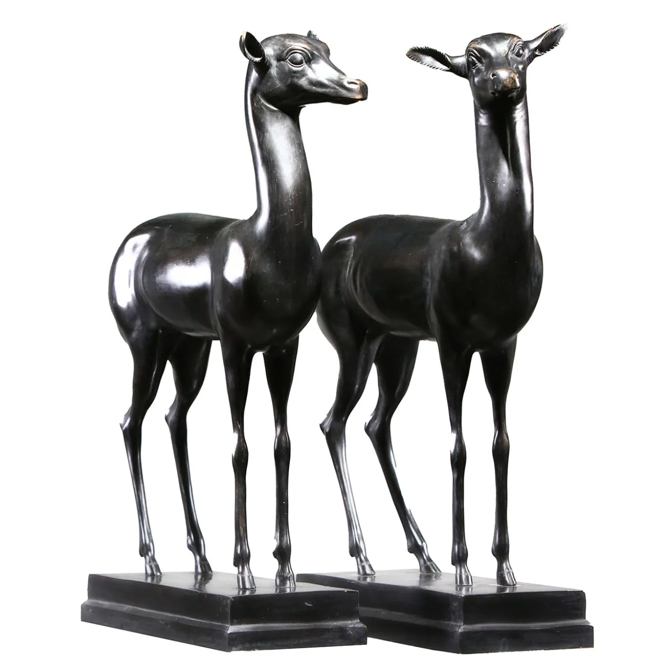 Daini Piccoli Coppia di Sculture