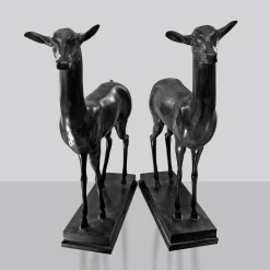 Daini Piccoli Coppia di Sculture