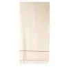 Dimensioni Coperta beige con frange