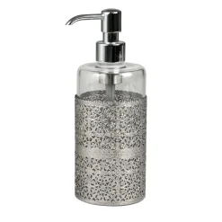 DISPENSER DI SAPONE MARBELLA - ARGENTO