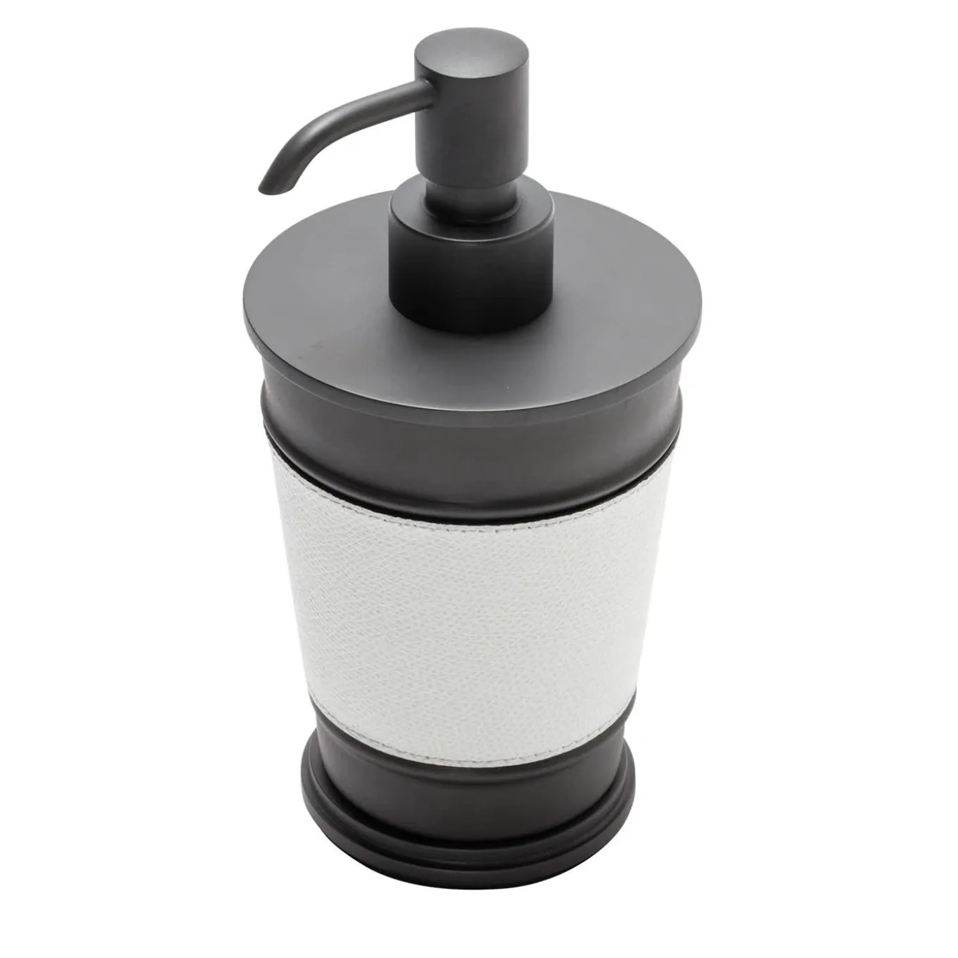 Dispenser per sapone Manhattan bianco e nero