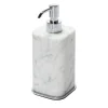 Dispenser per Sapone Polo in Marmo Arabescato Bianco