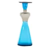 Donna Campigliesca Vaso antropomorfo in vetro blu di Gio Ponti