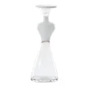 Donna Campigliesca Vaso antropomorfo in vetro bianco di Gio Ponti