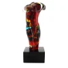 Donna multicolore Scultura in vetro di Murano