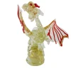 Drago d'oro Scultura in vetro di Murano
