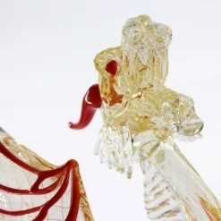 Drago d'oro Scultura in vetro di Murano