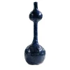 Due Palle Vaso a bocciolo blu