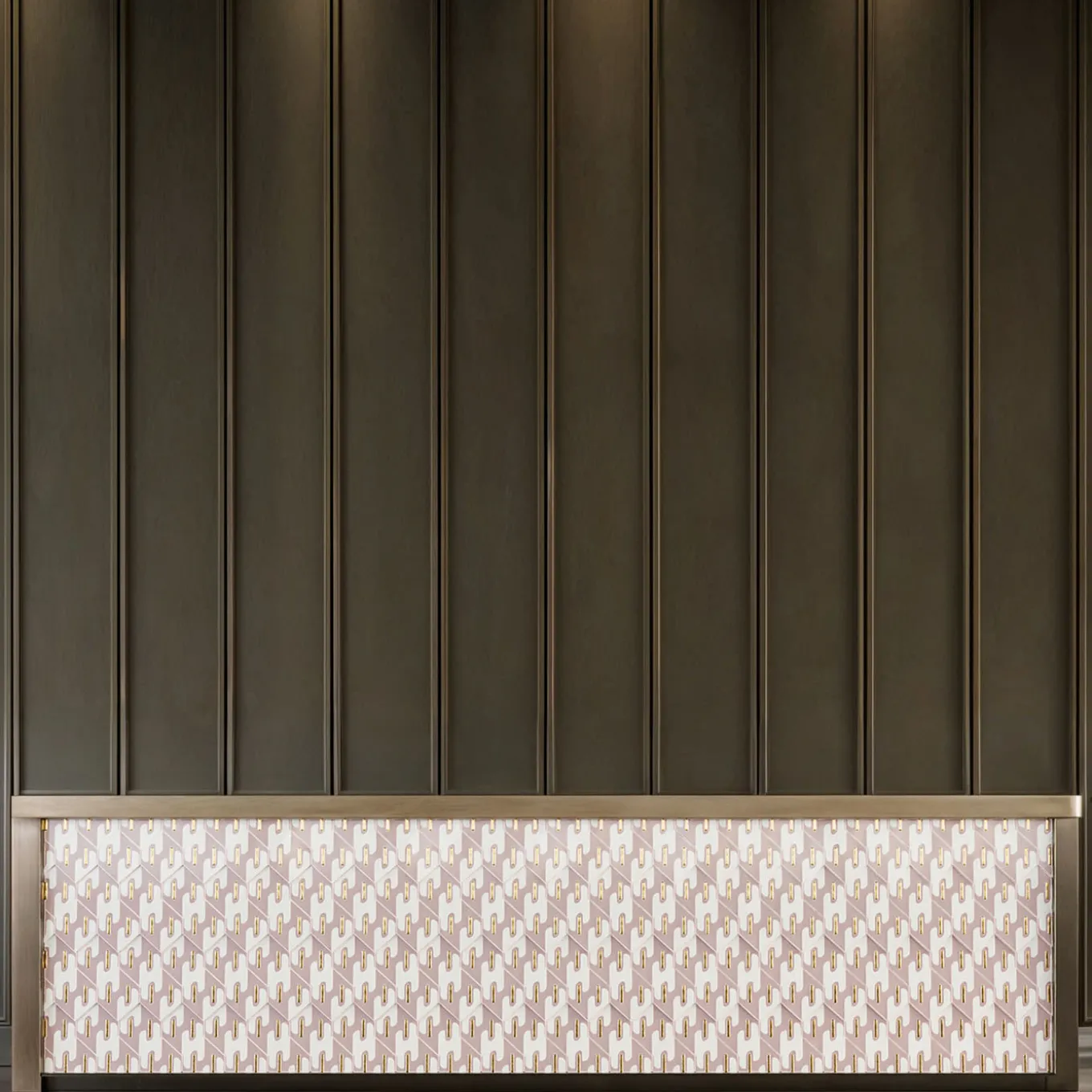 Enigma Ceramica Grigio Lilla Lucida Con Dettagli Oro Di Elena Salmistraro