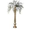 Eternity Madame Butterfly Composizione floreale finta con vaso d'oro