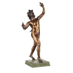 Fauno danzante Statuetta in bronzo