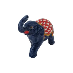 Figurina di elefante blu