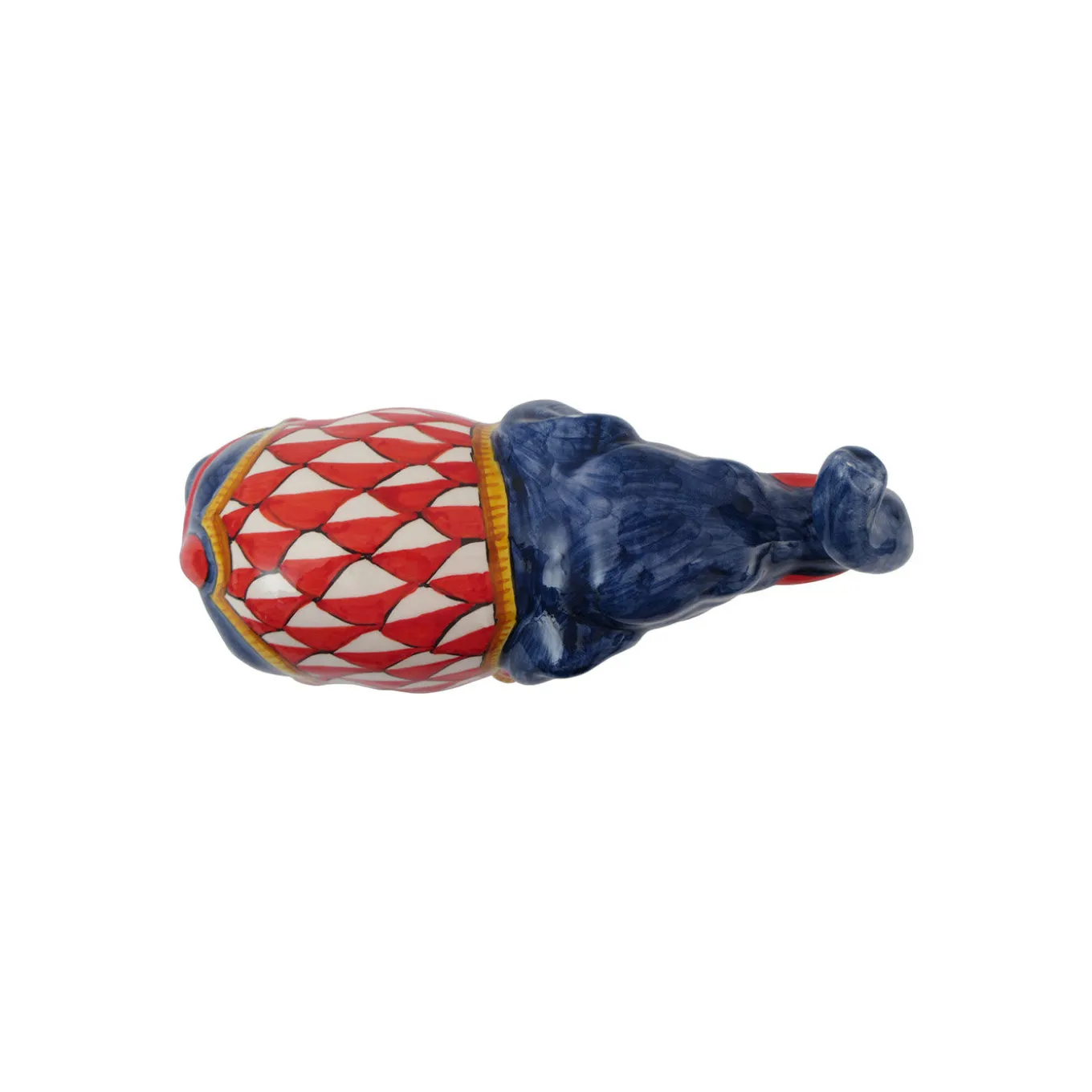Figurina di elefante blu
