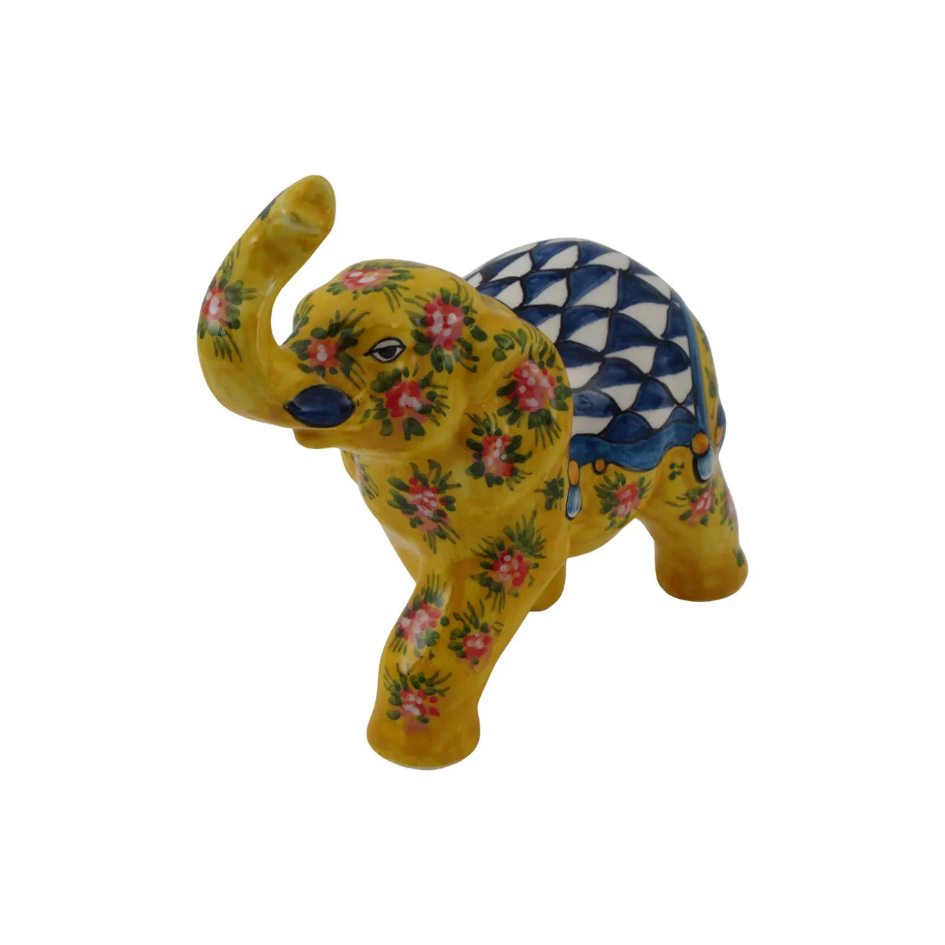 Figurina di elefante giallo