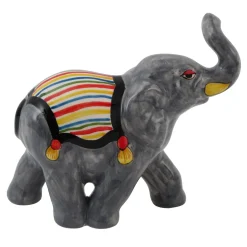 Figurina di elefante grigio