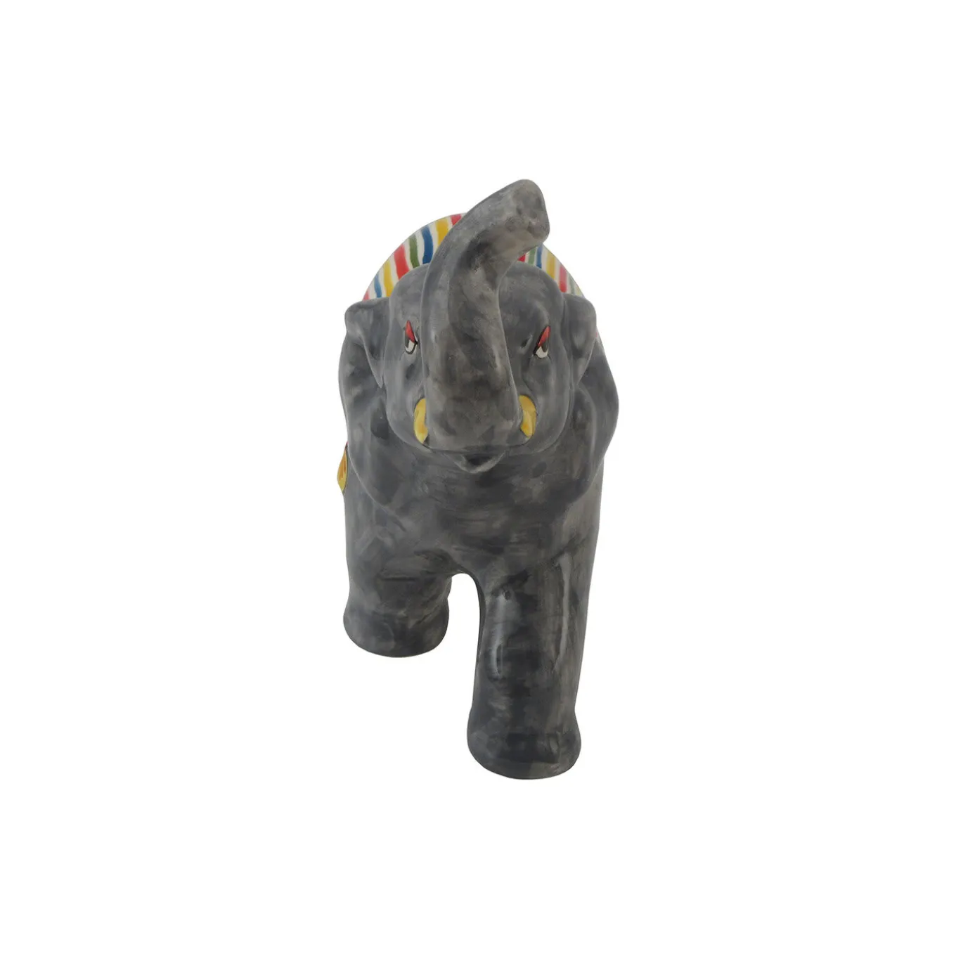 Figurina di elefante grigio