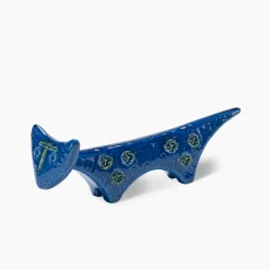 Figurina di gatto Rimini Blu di Aldo Londi