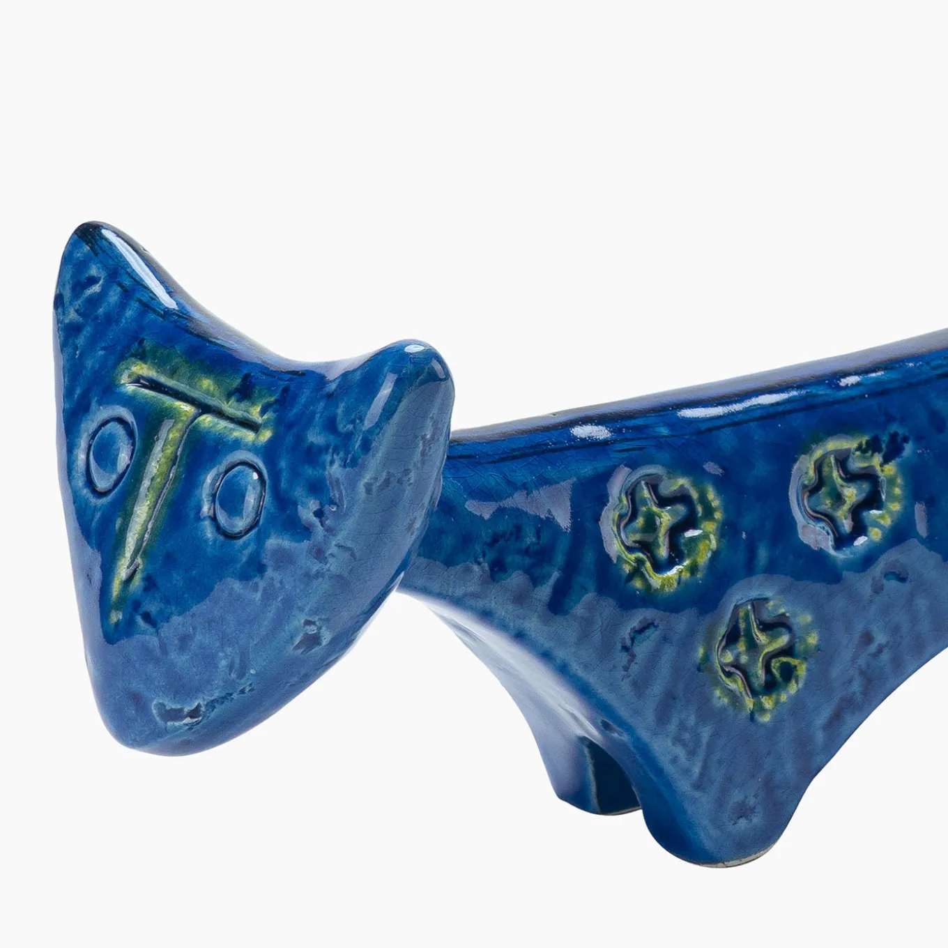 Figurina di gatto Rimini Blu di Aldo Londi
