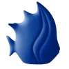 Figurina Pesce Tropicale in Ceramica Blu