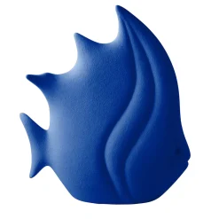 Figurina Pesce Tropicale in Ceramica Blu
