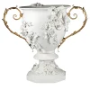 Fiori Floral Vaso a calice bianco e oro di Antonio Fullin