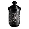 Foga Vaso nero con coperchio