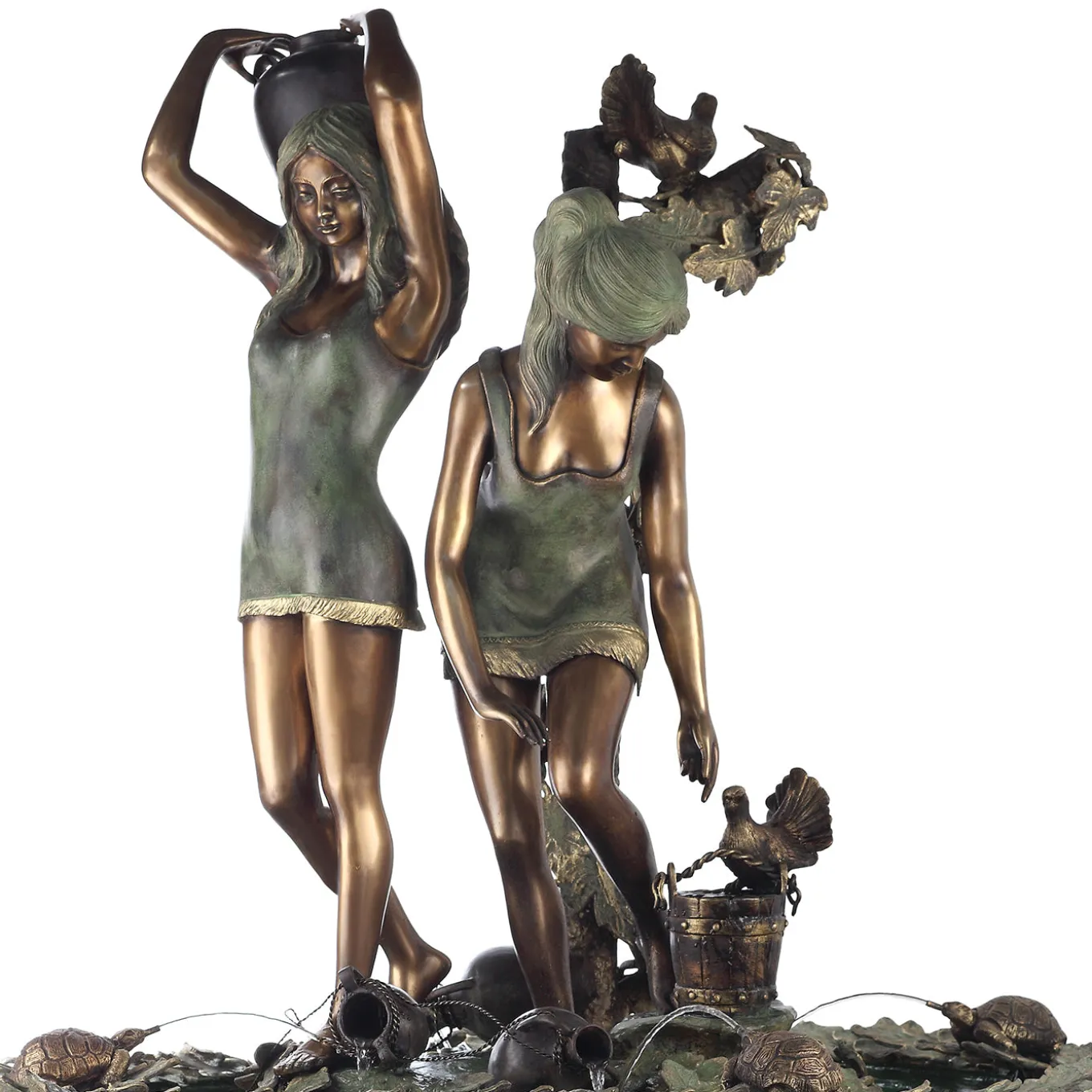 Fontana Acquagliole in bronzo