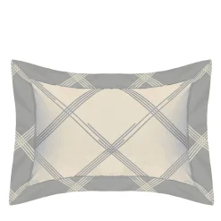 Four Generations Jacquard grigio US Standard Sham