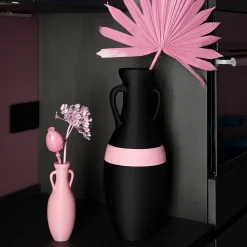 Giulio Cesare Anfora XL nera e rosa #1