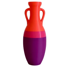 Giulio Cesare Anfora XL viola fucsia e arancio #2