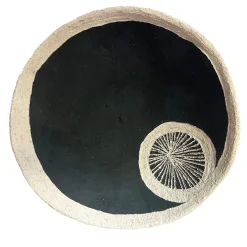 Gob 3 Ciotola in Ceramica Bianco e Nero