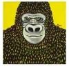Gorilla in quadricromia Pittura acrilica su tela