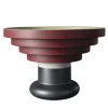 Grande centrotavola verde e rosso di Ettore Sottsass