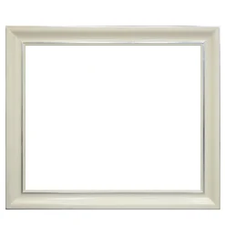 Grande cornice guantiera bianca