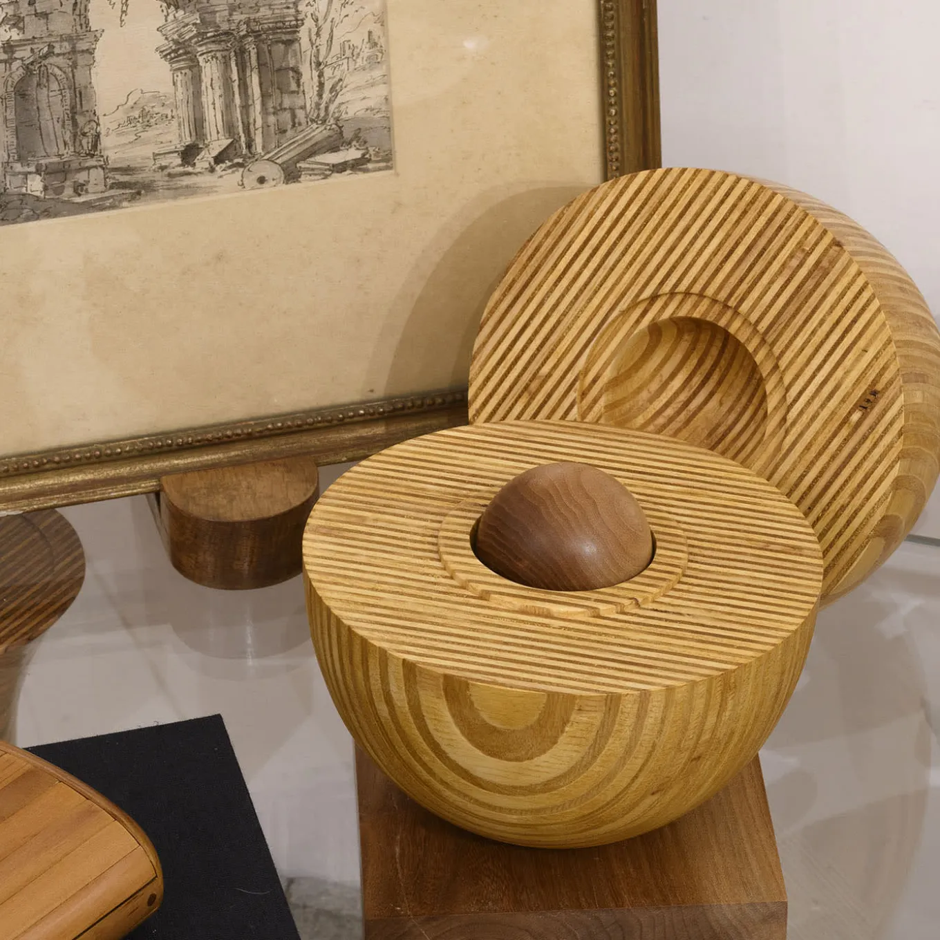 Grande Oggetto Decorativo in Legno a Edizione Limitata Uovo n.21