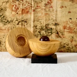 Grande Oggetto Decorativo in Legno a Edizione Limitata Uovo n.12