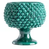Grande Vaso Pigna in Ceramica Verde Ramine
