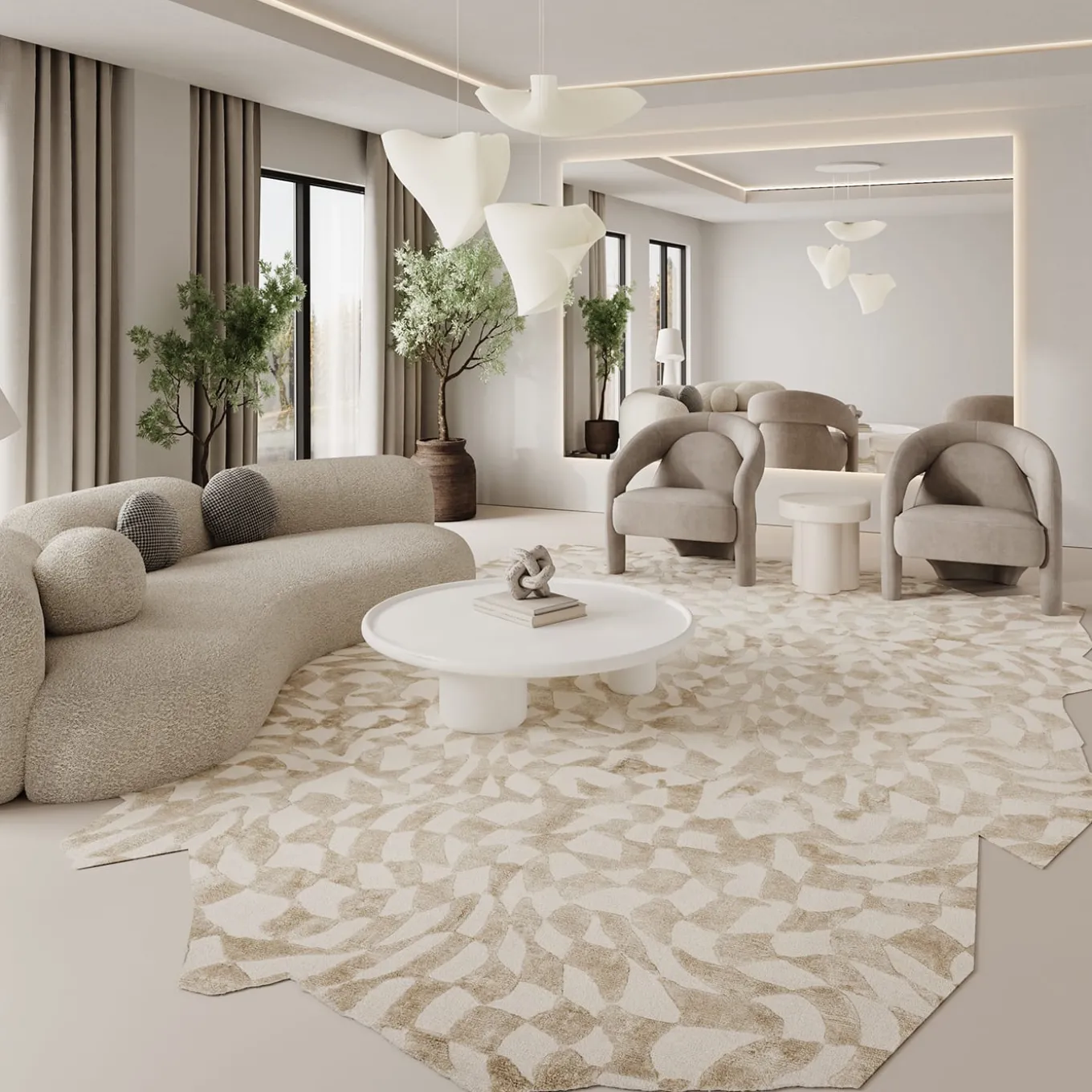Groove Tappeto Beige