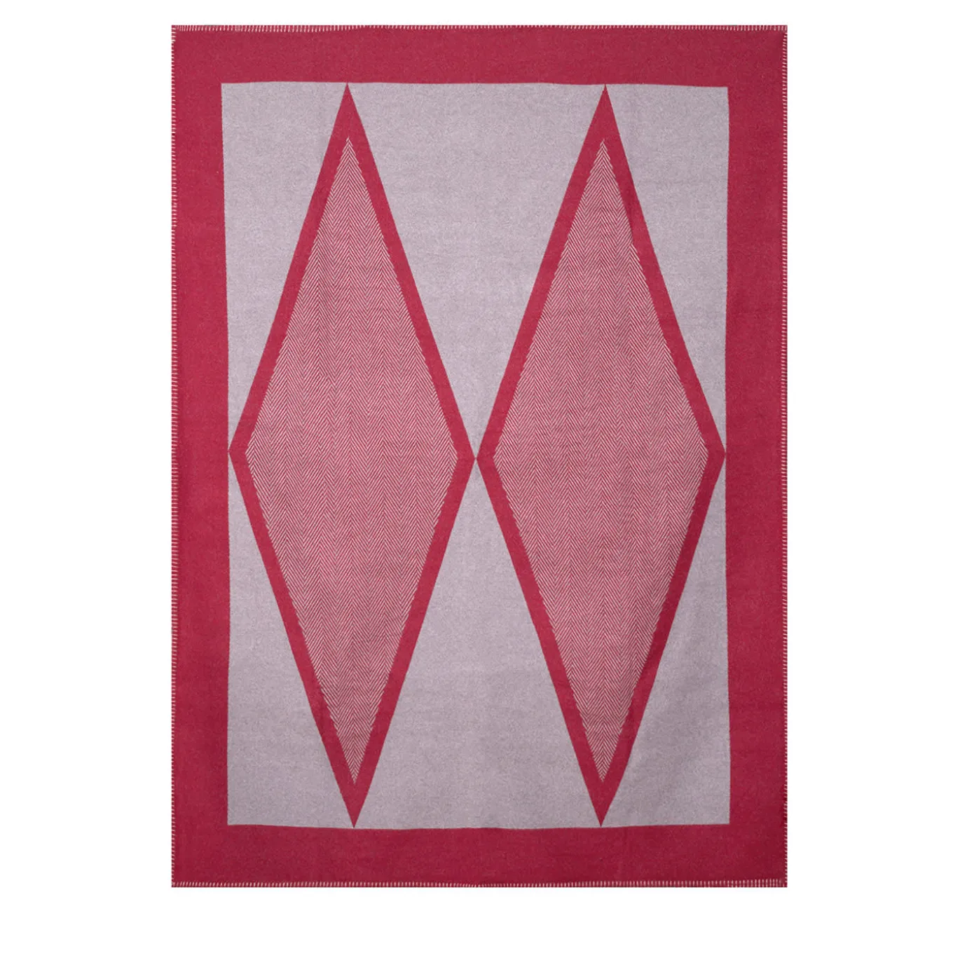 Harlequin True Red-Taupe Fancy Plaid