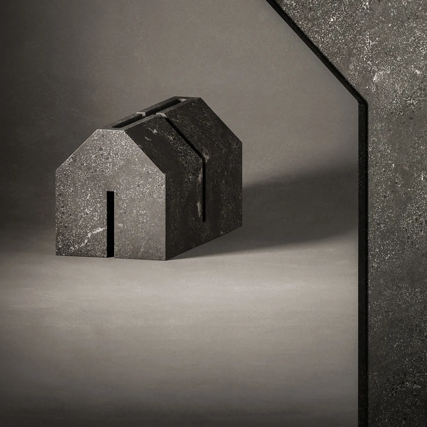 Il Villaggio - Casa di Pietra Avola Scultura in pietra di John Pawson