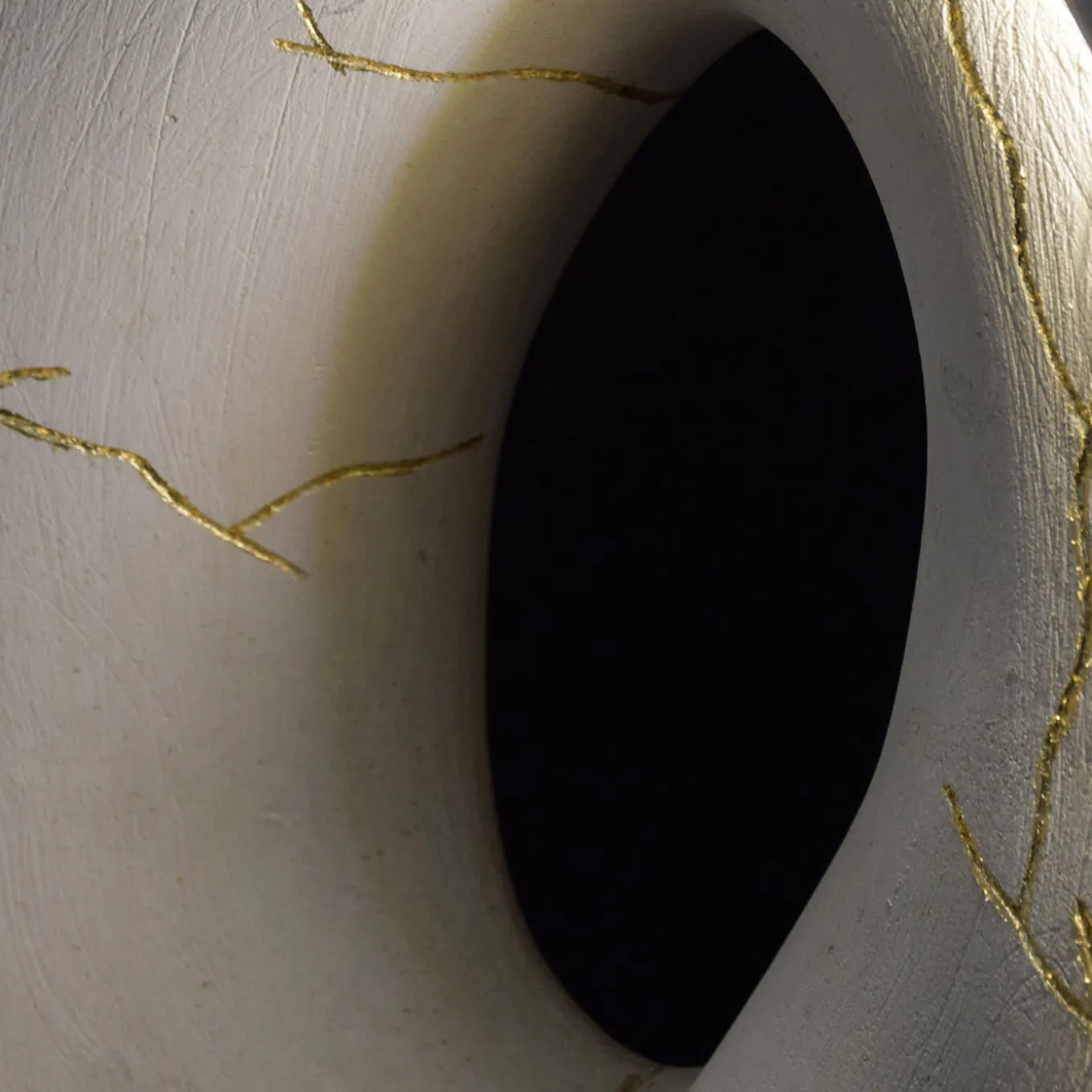 Lampada scultura in pietra di Kintsugi Lecce #1