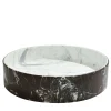Lavabo Blessed Circle in Rosso Lepanto e Calacatta Carrara
