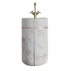 Lavabo Tao Freestanding in Calacatta Oro
