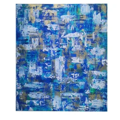 Leggerezza dell'anima Pittura acrilica in blu