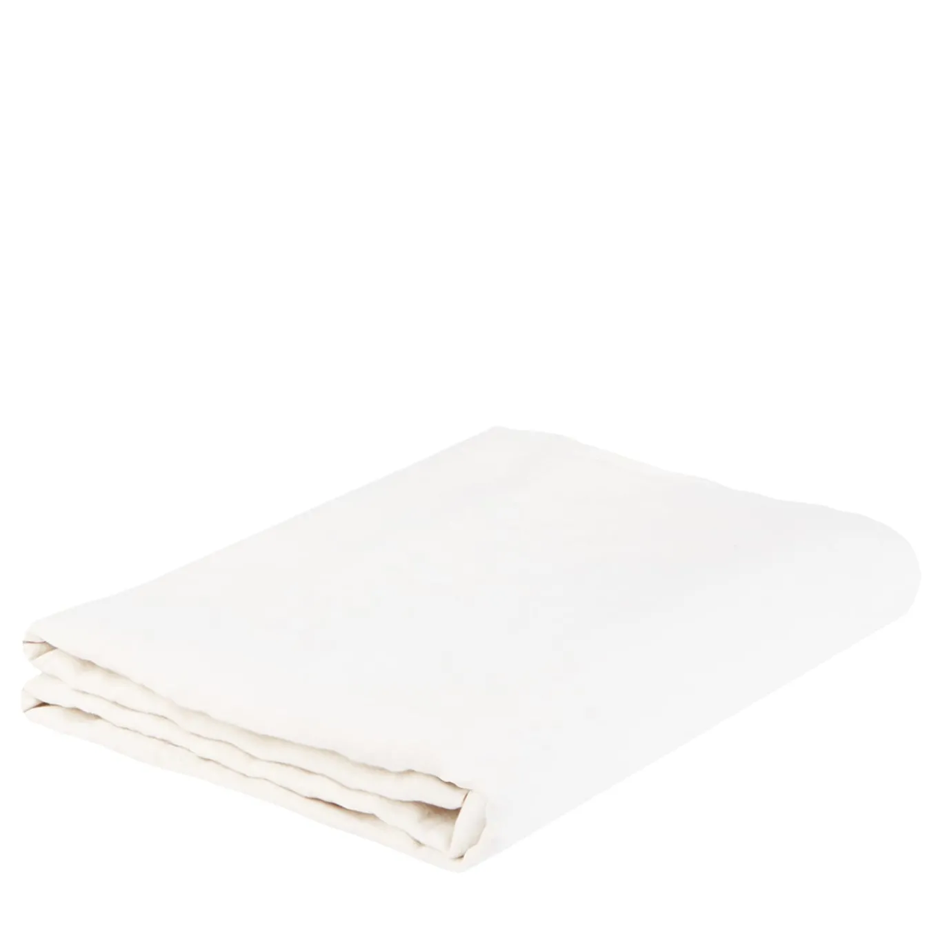 Lenzuolo superiore in lino bianco