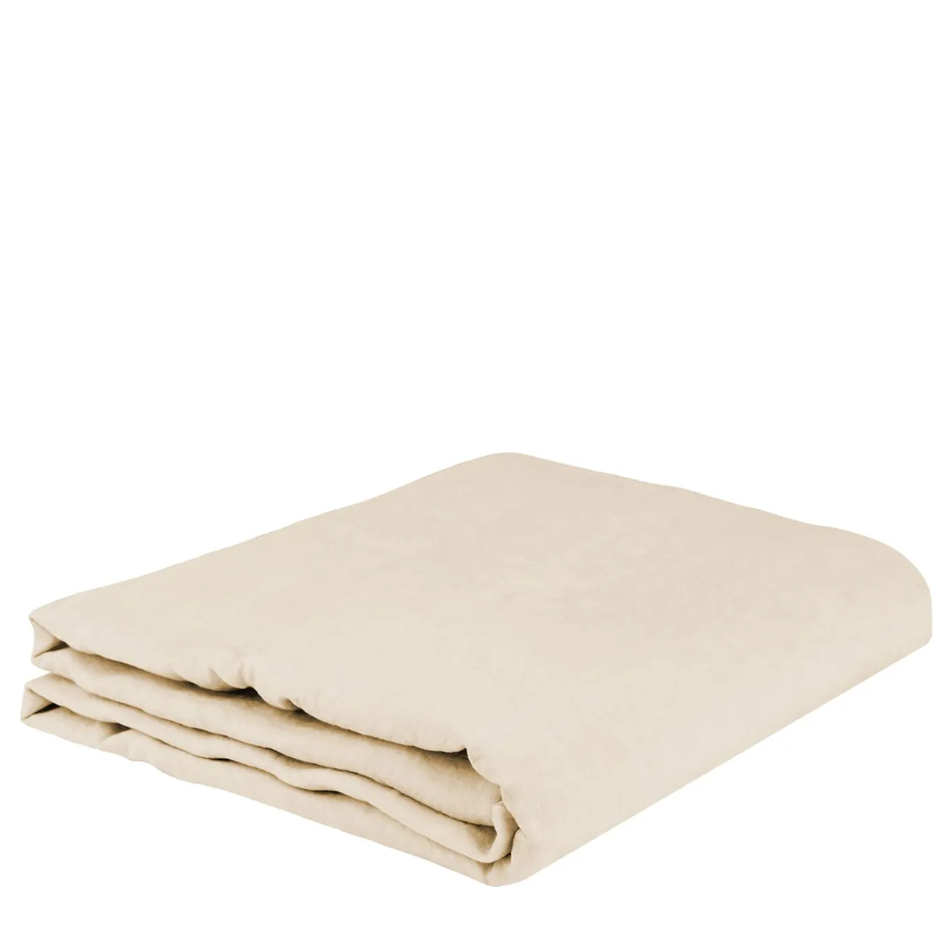 Lenzuolo superiore in lino crema