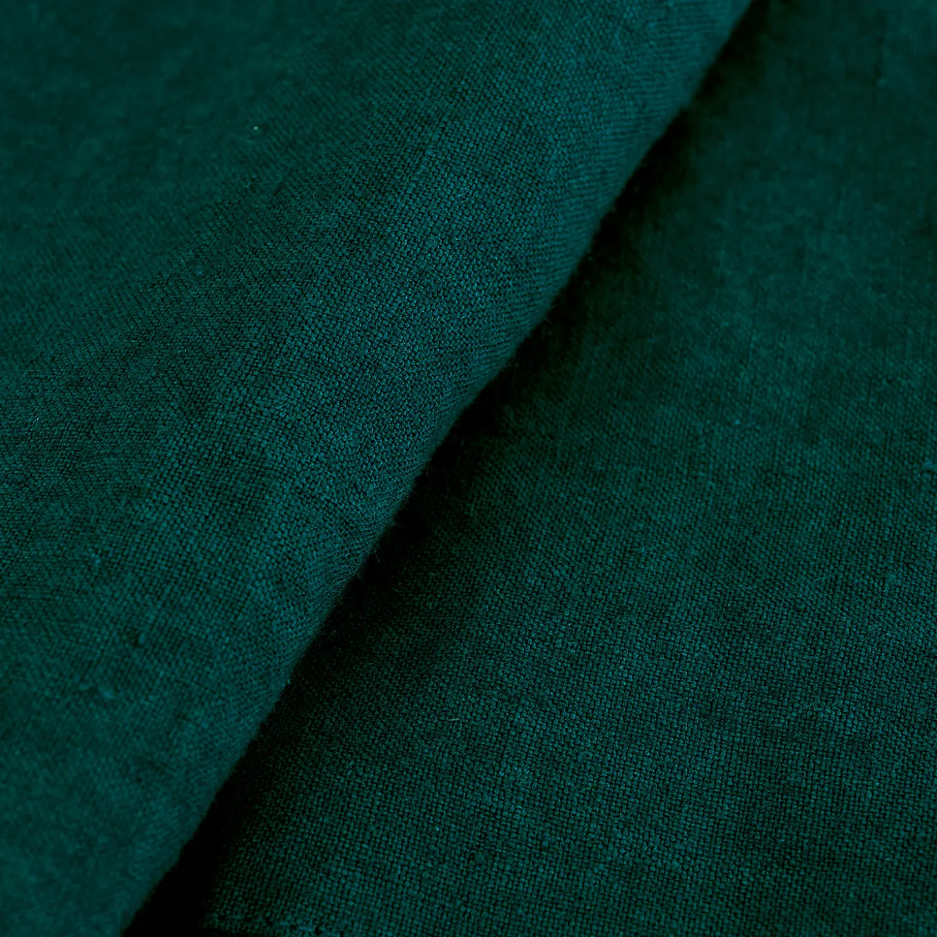 Letto estivo Set di lino verde foresta