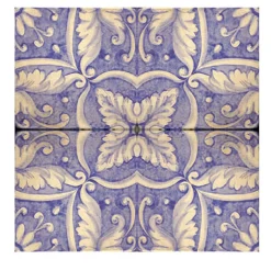 Lilla Saponaria Set di 4 piastrelle #4